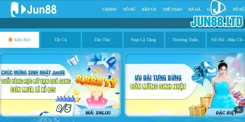 Top Khuyến Mãi Jun88 – Điểm Nhấn Hấp Dẫn Không Nên Bỏ Qua 1 khuyen-mai-jun88-la-gi