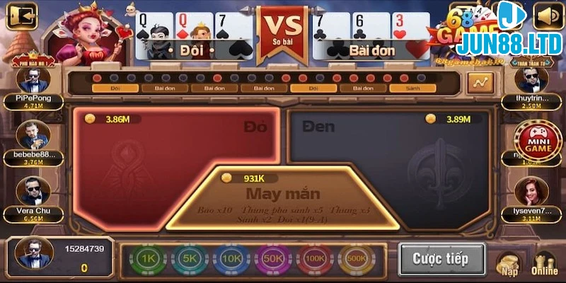 Đại Chiến Đỏ Đen – Jun88 hướng dẫn chơi chuẩn nhất 2025 3 luat-choi-co-ban-trong-dai-chien-do-den-jun88