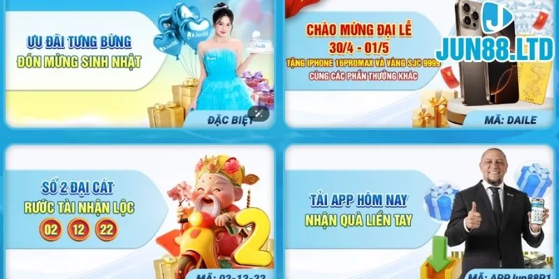 Top Khuyến Mãi Jun88 – Điểm Nhấn Hấp Dẫn Không Nên Bỏ Qua 2 tong-hop-nhung-khuyen-mai-jun88-co-tai-nha-cai-hot-nhat-2025